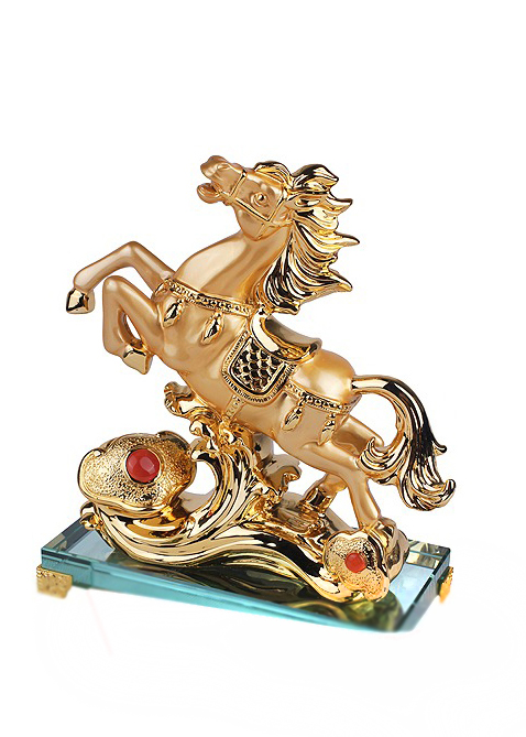 сусальное золото конь